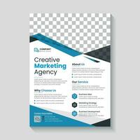 korporativ Marketing Unternehmen Flyer Design vektor