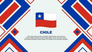 chile flagga abstrakt bakgrund design mall. chile oberoende dag baner tapet vektor illustration. chile flagga
