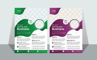 moderne Business-Flyer-Design-Vorlage vektor