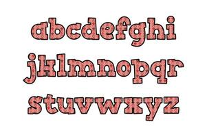 mångsidig samling av roman alfabet brev för olika användningar vektor
