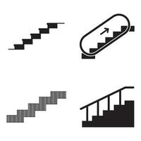 Treppen-Icon-Design vektor