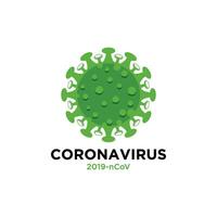 Illustration Grafik Vektor von Corona Virus im Coronavirus Wuhan Infektion. 2019-ncov virus.coronavirus Mikrobe.