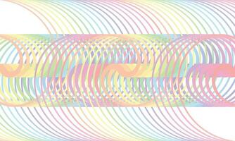 abstrakt Welle Farbe Regenbogen Gradient Design Element auf Weiß Hintergrund von Twist Linien Vektor Illustration