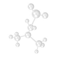 vektor molekyl modell. hyaluronisk syra molekyler, kemisk vetenskap organisk molekyl strukturera