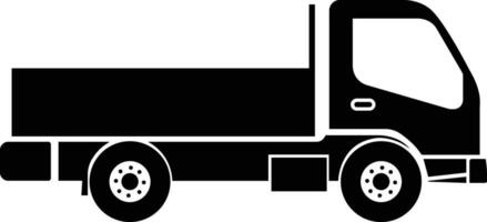 leverans lastbil ikon i platt stil. isolerat på design använda sig av för snabb rör på sig frakt leverans lastbil konst vektor för transport symbol appar och webbplatser