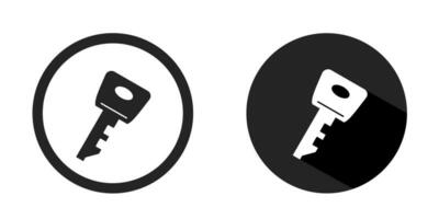 Schlüssel Logo. Schlüssel Symbol Vektor Design schwarz Farbe. Lager Vektor.