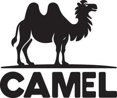 Kamel Logo Vektor Kunst Illustration, Kamel Logo Konzept, Kamel Tier Logo Silhouette 11