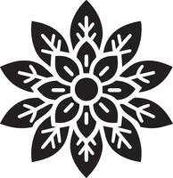 minimal Blume Symbol Vektor Silhouette schwarz Farbe Weiß Hintergrund 24