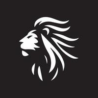 lejonhuvud logotyp vektor mall illustration design