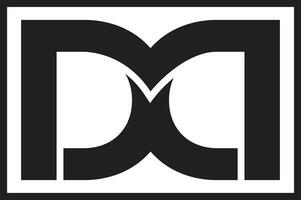 ddm abstrakt logotyp design vektor