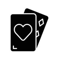 prüfen diese schön entworfen Symbol von spielen Karten im modisch Stil vektor