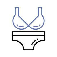 greifen diese tolle Symbol von Bikini, Strand Zubehörteil Vektor Design