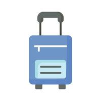 försiktigt tillverkad ikon design av bagage väska i trendig stil, resa bagage vektor anpassningsbar design
