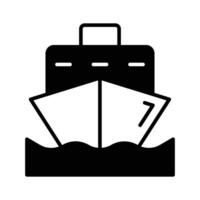 Motor- Yacht Vektor Design, Boot zum Meer Reisen Symbol, Luxus Schiff zum Ausflug oder Party im das Ozean