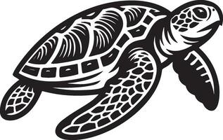 hav sköldpadda illustration. vektor