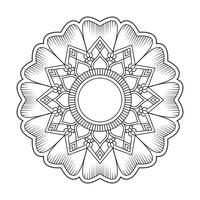 helheter mandala design vektor fil