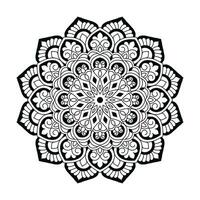 regnbåge rhaosodi färg bok mandala design vektor fil