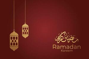 Ramadhan und eid Mubarak Hintergrund, Mond Sterne dekorativ Elemente vektor