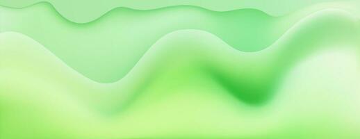 Vektor abstrakt hell Welle glatt Farbe Überleitung Hintergrund. modern Gradient Halbton bunt Grün Gradient fon. passen zum Poster, Webseite, Verkauf