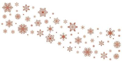 Winter und Weihnachten Hintergrund Vektor Design mit Schneeflocken mit Copyspace