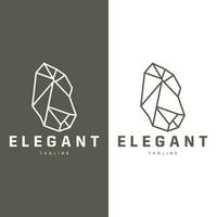 Juwel Diamant Vorlage Illustration Edelstein Logo Design Linie vektor