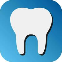 Zahn Vektor Glyphe Gradient Hintergrund Symbol zum persönlich und kommerziell verwenden.