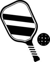 pickleball paddlar tecken symbol ikon vektor illustration.