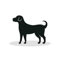 Hund Symbol Design Vektor Vorlage. Hund Silhouette Vektor Illustration