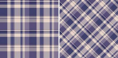 mönster textil- sömlös av tyg bakgrund textur med en tartan pläd kolla upp vektor. vektor