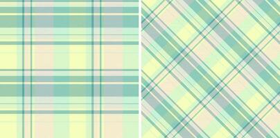 nahtlos Hintergrund Muster von Vektor Tartan prüfen mit ein Plaid Textil- Stoff Textur.