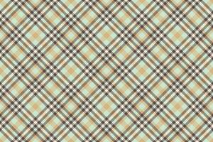 Muster Plaid nahtlos von prüfen Textil- Tartan mit ein Textur Vektor Hintergrund Stoff.