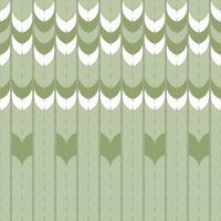 blass Grün nahtlos Muster von geflochten Schleifen von Garn mit Ornament vektor