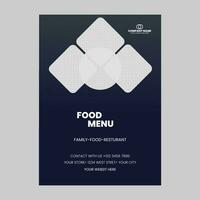 Speisekarte und Restaurant Flyer Vorlage vektor
