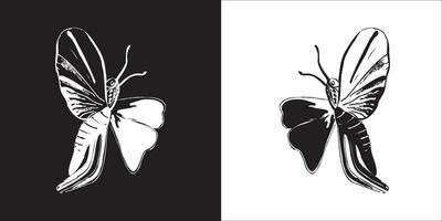 Illustration Vektor Grafik von Schmetterling Symbol