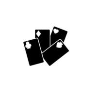 poker begrepp linje ikon. enkel element illustration. poker begrepp översikt symbol design. vektor