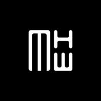 mhw Brief Logo Vektor Design, mhw einfach und modern Logo. mhw luxuriös Alphabet Design