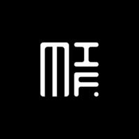 mif brev logotyp vektor design, mif enkel och modern logotyp. mif lyxig alfabet design