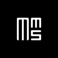 mms Brief Logo Vektor Design, mms einfach und modern Logo. mms luxuriös Alphabet Design