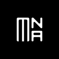 mna brev logotyp vektor design, mna enkel och modern logotyp. mna lyxig alfabet design