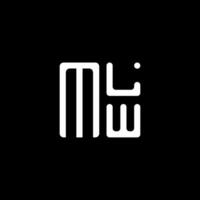 mlw brev logotyp vektor design, mlw enkel och modern logotyp. mlw lyxig alfabet design