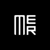 mer Brief Logo Vektor Design, mer einfach und modern Logo. mer luxuriös Alphabet Design