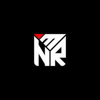 mnr brev logotyp vektor design, mnr enkel och modern logotyp. mnr lyxig alfabet design