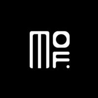 mof brev logotyp vektor design, mof enkel och modern logotyp. mof lyxig alfabet design