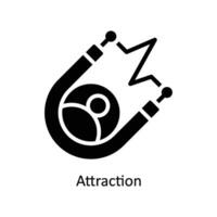 Attraktion Vektor solide Symbol Design Illustration. Geschäft und Verwaltung Symbol auf Weiß Hintergrund eps 10 Datei