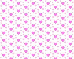 seamless mönster med rosa hjärtan vektor