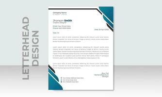 Fachmann Newsletter korporativ modern Geschäft Vorschlag Briefkopf Design Vorlage. vektor