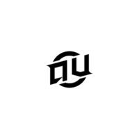 qv Prämie Esport Logo Design Initialen Vektor