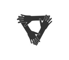 partnerskap, skaka händer, tillsammans ikon. vektor illustration.