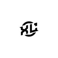 xl premie esport logotyp design initialer vektor