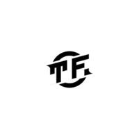 tf Prämie Esport Logo Design Initialen Vektor